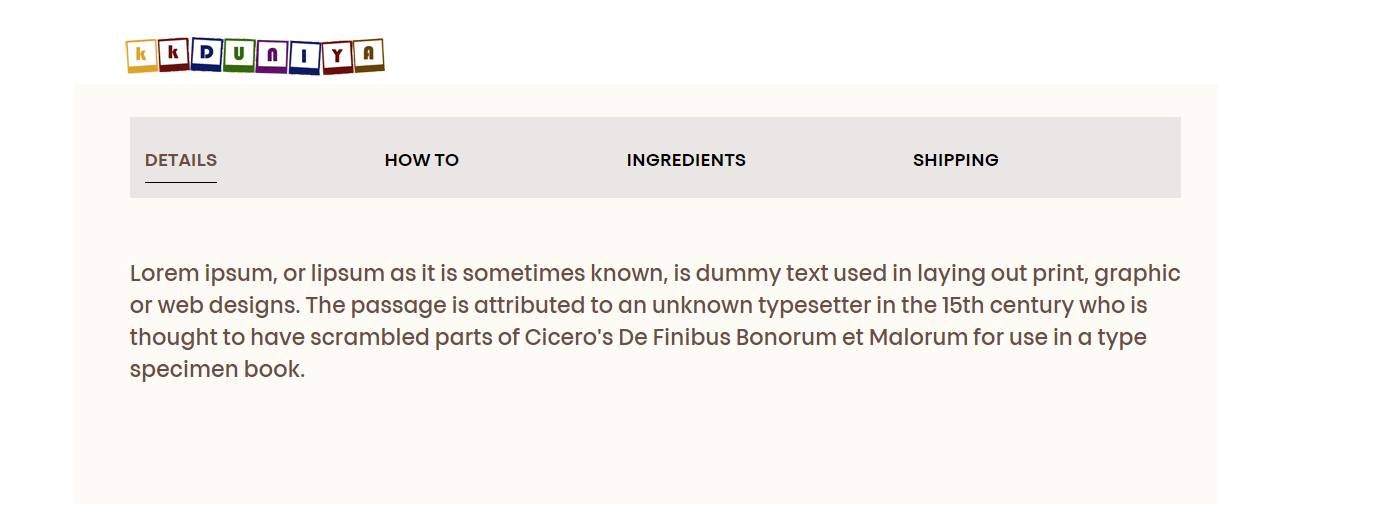 Add custom tabs on product page in shopify
